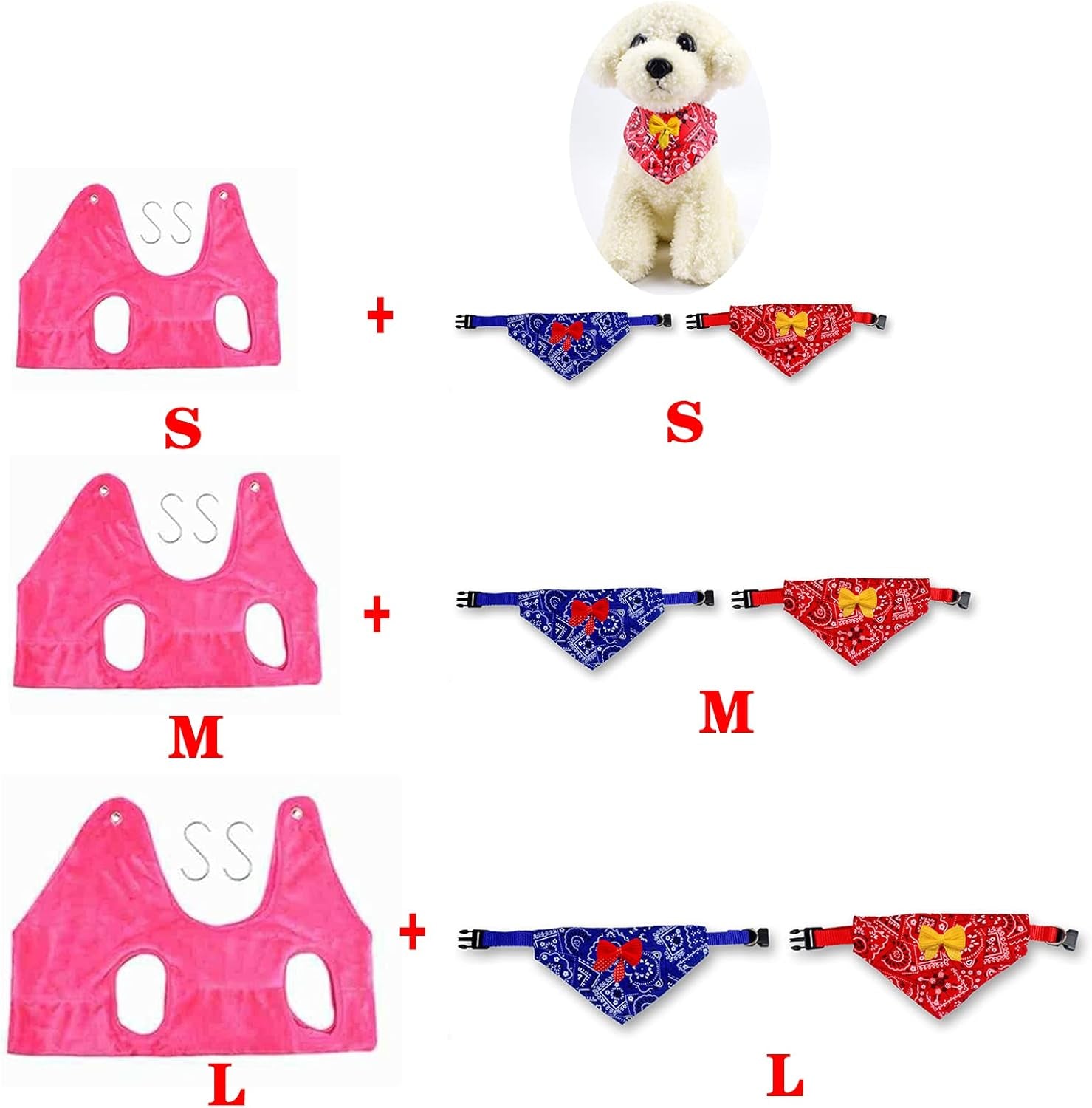 Dog Grooming Hammock Helper,Dog Grooming Harness for Nail Trimming, Dog Grooming Supplies for Grooming with Dog Bandana