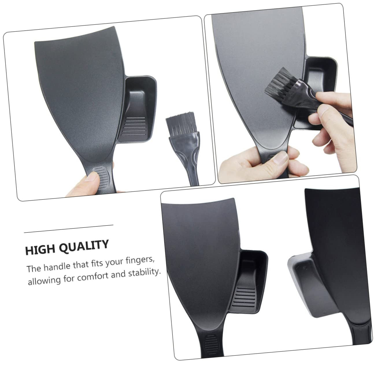 2Sets Hair Tint Kit Multi-Function Hair Coloring Tool for Neat and Easy Dyeing for Salon and Home Use and Practical Brush for Professional Results