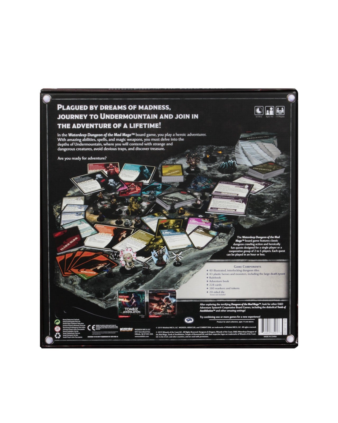 D&D Waterdeep: Dungeon of the Mad Mage Adventure System Board Game - Standard Ed