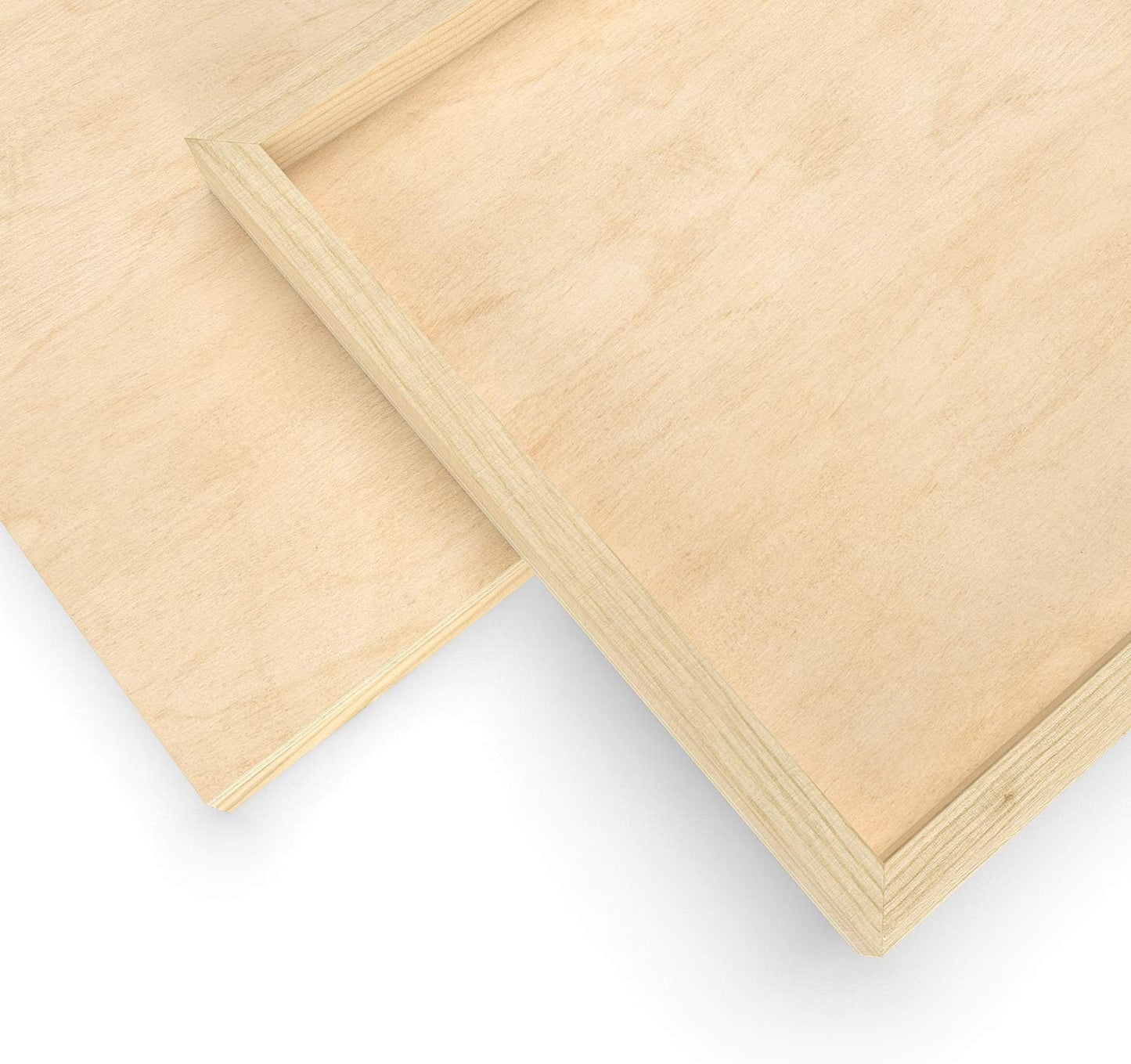 Wooden Canvas Board, 9X12 Inch, Pack of 5 | Cradled Birch Wood Panels for Painting, Acrylic Pouring, Encaustic Art & Wood Burning