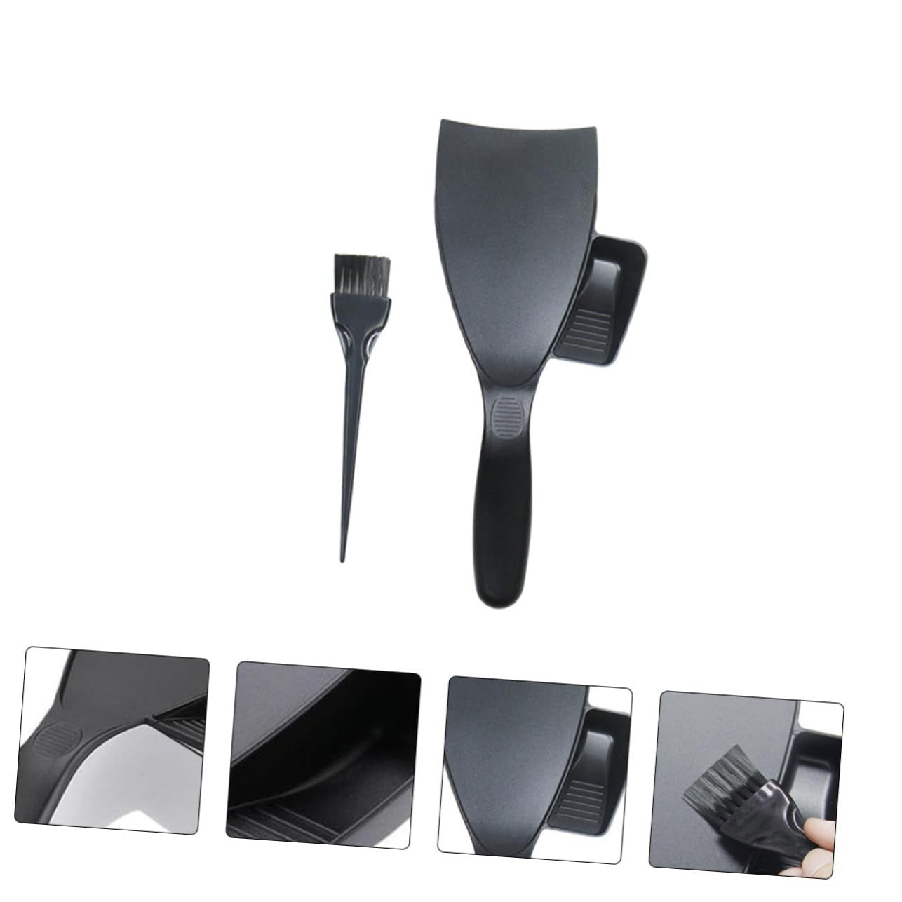 2Sets Hair Tint Kit Multi-Function Hair Coloring Tool for Neat and Easy Dyeing for Salon and Home Use and Practical Brush for Professional Results