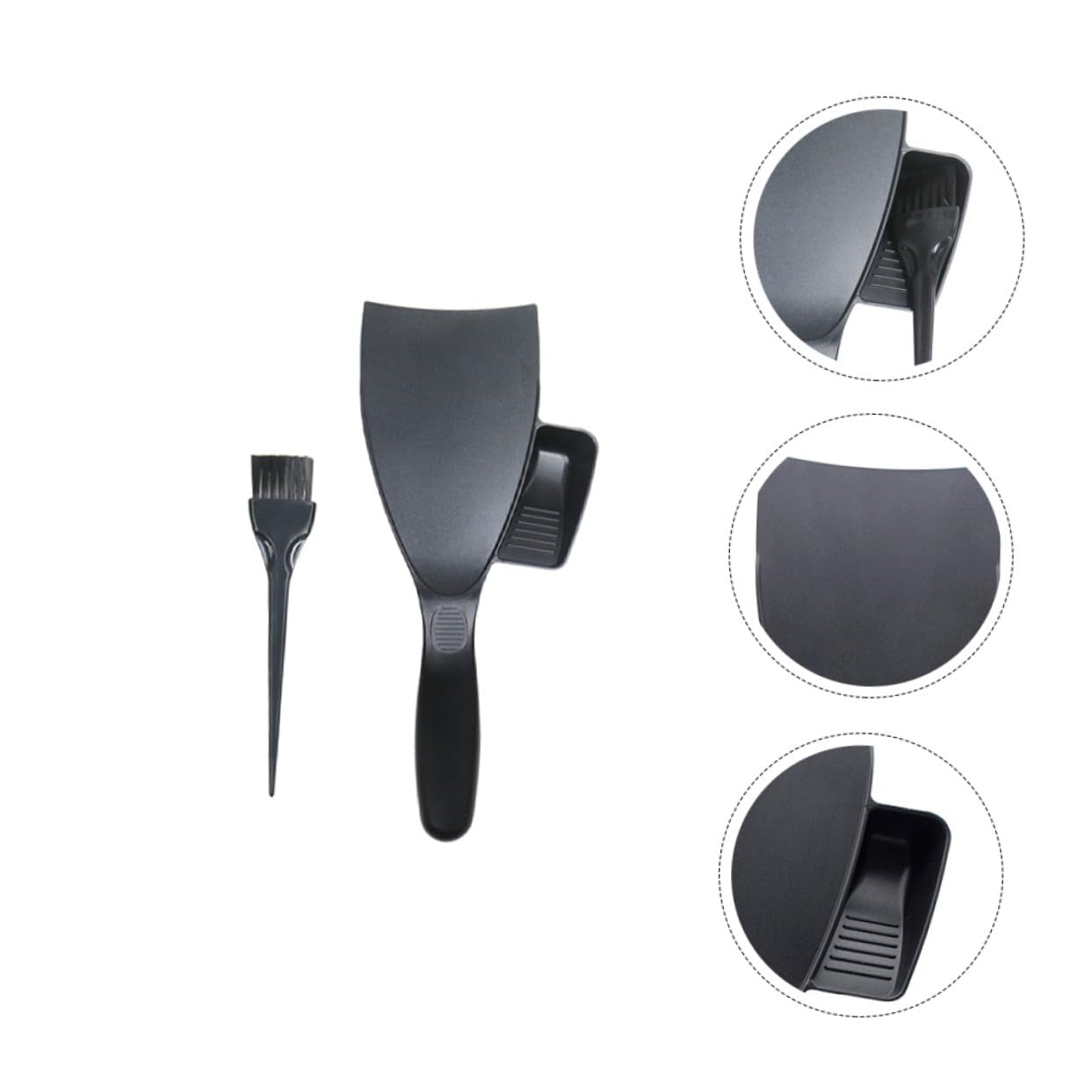 2Sets Hair Tint Kit Multi-Function Hair Coloring Tool for Neat and Easy Dyeing for Salon and Home Use and Practical Brush for Professional Results