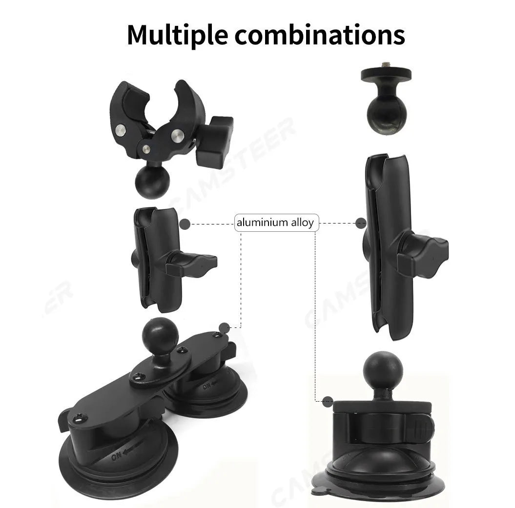 Other Camera Products Car Ballhead Triangle Suction Cups and Invisible Selfie Stick for Gopro Max Hero 11 10 Insta360 X3 One R X2 Car Camera Accessory 230920