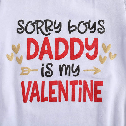 My First Valentine'S Day Baby Girl Outfit Ruffle Romper Bodysuit Tutu Skirt Love Leg Warmer Headband 4Pcs Clothes Set (6-12M, a White Red)