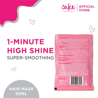 the Top Coat One Minute High Shine Hair Mask, 1.76 Ounce