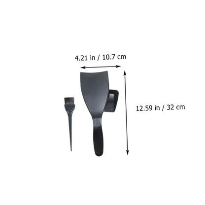 2Sets Hair Tint Kit Multi-Function Hair Coloring Tool for Neat and Easy Dyeing for Salon and Home Use and Practical Brush for Professional Results
