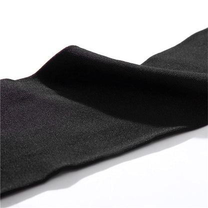 Sherpa Fleece Lined Leggings for Womens plus Velvet Brushed Stretch Tights Winter Pants Warm Pantyhose Pants (Black, L)