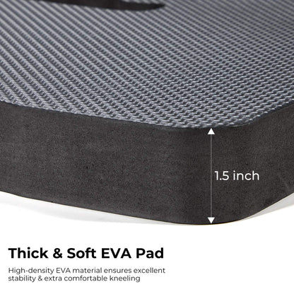 Extra Thick Kneeling Pad, 17X11X1.5 Inch Gardening Knee Pads Kneeling Foam Mat with Comfortable Surface, Water Resistant Large Knee Cushion Supplies for Garden Work Baby Bath Yoga Exercise Gifts for Fathers Day