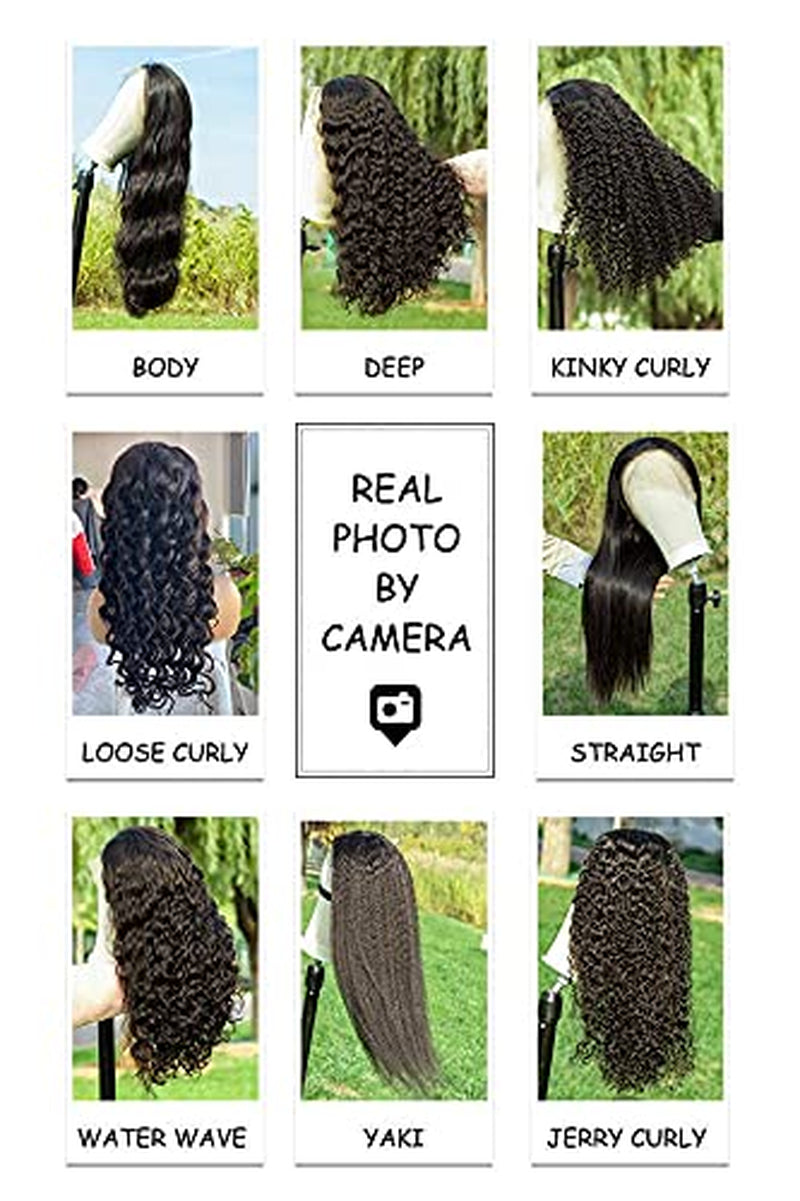 Human Hair Wig 13X4 Transparent Lace Wig Highlight Color Body Wave 26 Inches 180% Density