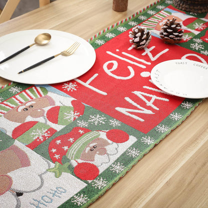Christmas Table Runner - 13 X 72 Inch - Rustic Christmas Joy Table Runner for Xmas Holiday Family Gathering Dinner Table Decorations, Indoor or Outdoor Parties