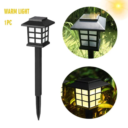 LED Solar Pathway Lawn Lights Outdoor IP65 Waterproof Solar Lamp Decoration for Garden Walkway Path Driveway Patio Yard & Lawn
