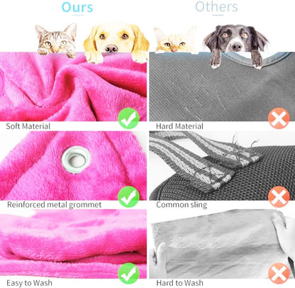 Dog Grooming Hammock Helper，Dog Grooming Harness for Nail Trimming, Dog Grooming Supplies for Grooming with Dog Bandana