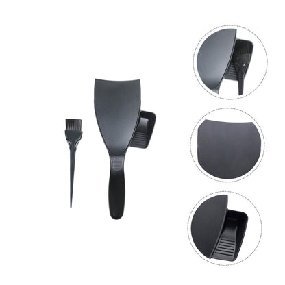2Sets Hair Tint Kit Multi-Function Hair Coloring Tool for Neat and Easy Dyeing for Salon and Home Use and Practical Brush for Professional Results