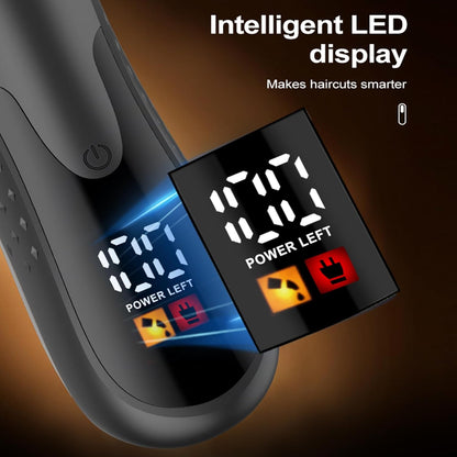 LIHTNING Beard Trimmer for Men, Rechargeable Shavers for Men, Electric Razor for Men, Waterproof Groin Hair Trimmer Body Trimmer, Pubic Hair Trimmer with Standing Recharge Dock(Golden)