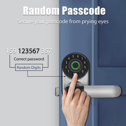 Smart Biometric Fingerprint Door Lock with Wifi, Keypad, and Bluetooth