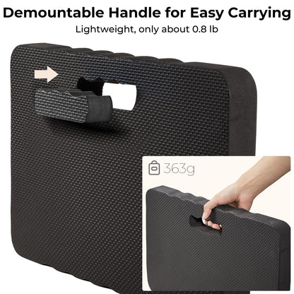 Extra Thick Kneeling Pad, 17X11X1.5 Inch Gardening Knee Pads Kneeling Foam Mat with Comfortable Surface, Water Resistant Large Knee Cushion Supplies for Garden Work Baby Bath Yoga Exercise Gifts for Fathers Day