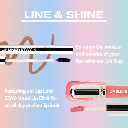 Lip Elixir Nourishing and Hydrating Lipgloss — Moisturizing Plumping Lip Gloss Enriched with Collagen, Non-Sticky Lip Color Smooth High-Shine Finish, Vegan & Cruelty-Free, Bunny Tongue (Pink)