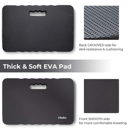 Extra Thick Kneeling Pad, 17X11X1.5 Inch Gardening Knee Pads Kneeling Foam Mat with Comfortable Surface, Water Resistant Large Knee Cushion Supplies for Garden Work Baby Bath Yoga Exercise Gifts for Fathers Day