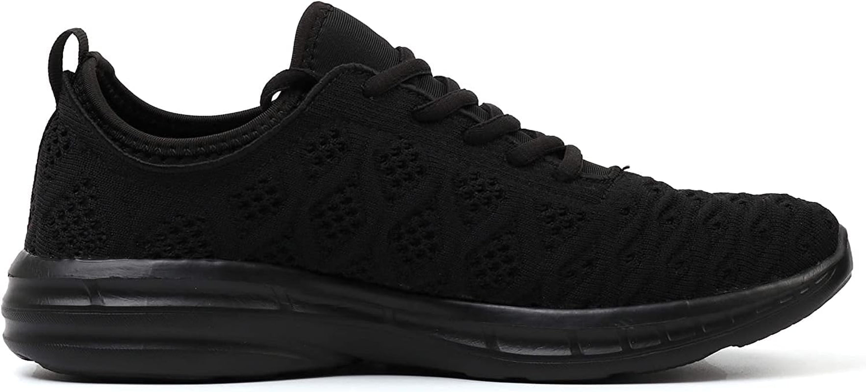 Women Tennis Shoes Lightweight for Ladies Basic Work Gym Jogging Walking Running Athletic Fashion Sneakers Zapatos Tenis Mujer All Black Size 10