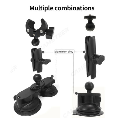 Other Camera Products Car Ballhead Triangle Suction Cups and Invisible Selfie Stick for Gopro Max Hero 11 10 Insta360 X3 One R X2 Car Camera Accessory 230920