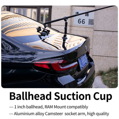 Other Camera Products Car Ballhead Triangle Suction Cups and Invisible Selfie Stick for Gopro Max Hero 11 10 Insta360 X3 One R X2 Car Camera Accessory 230920