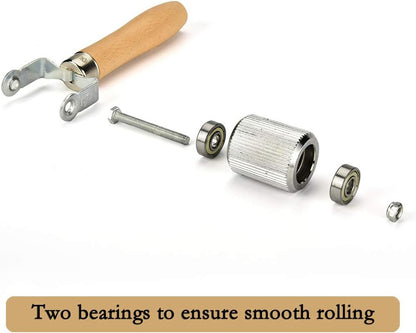 Car Sound Deadening Roller (2PCS, Width: 1.69In & 0.24In), Extremely Smooth Sound Insulation Roller Metal, Noise Deadening Car Sound Insulation Tool